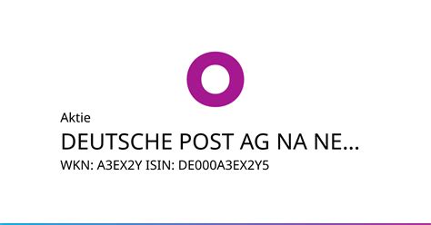 dpw aktie|Deutsche Post Aktie (A3EX2Y,DE000A3EX2Y5)